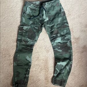 Brooklyn Cloth Green Camo Cargo Pants